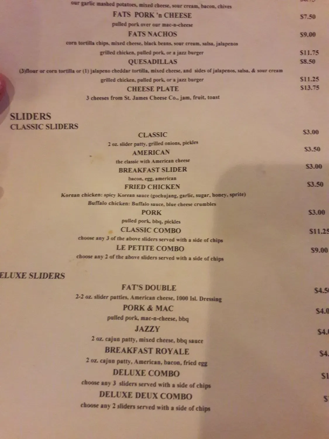 Menu 5