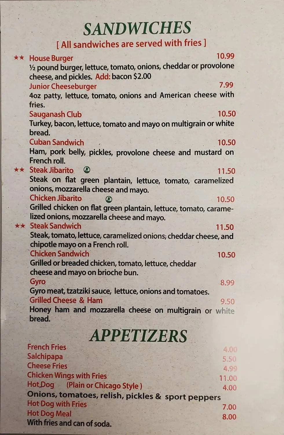 Menu 2