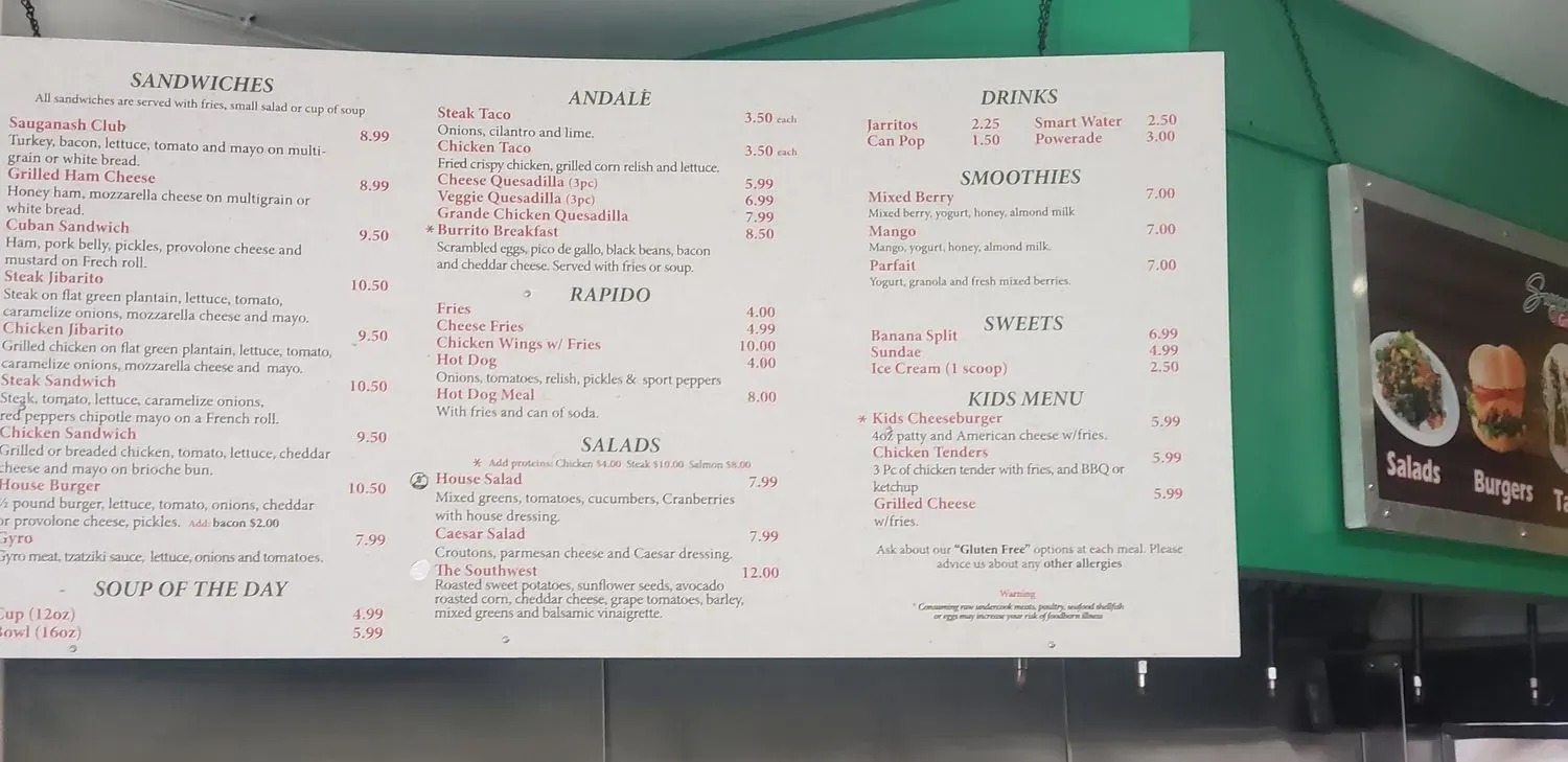 Menu 4