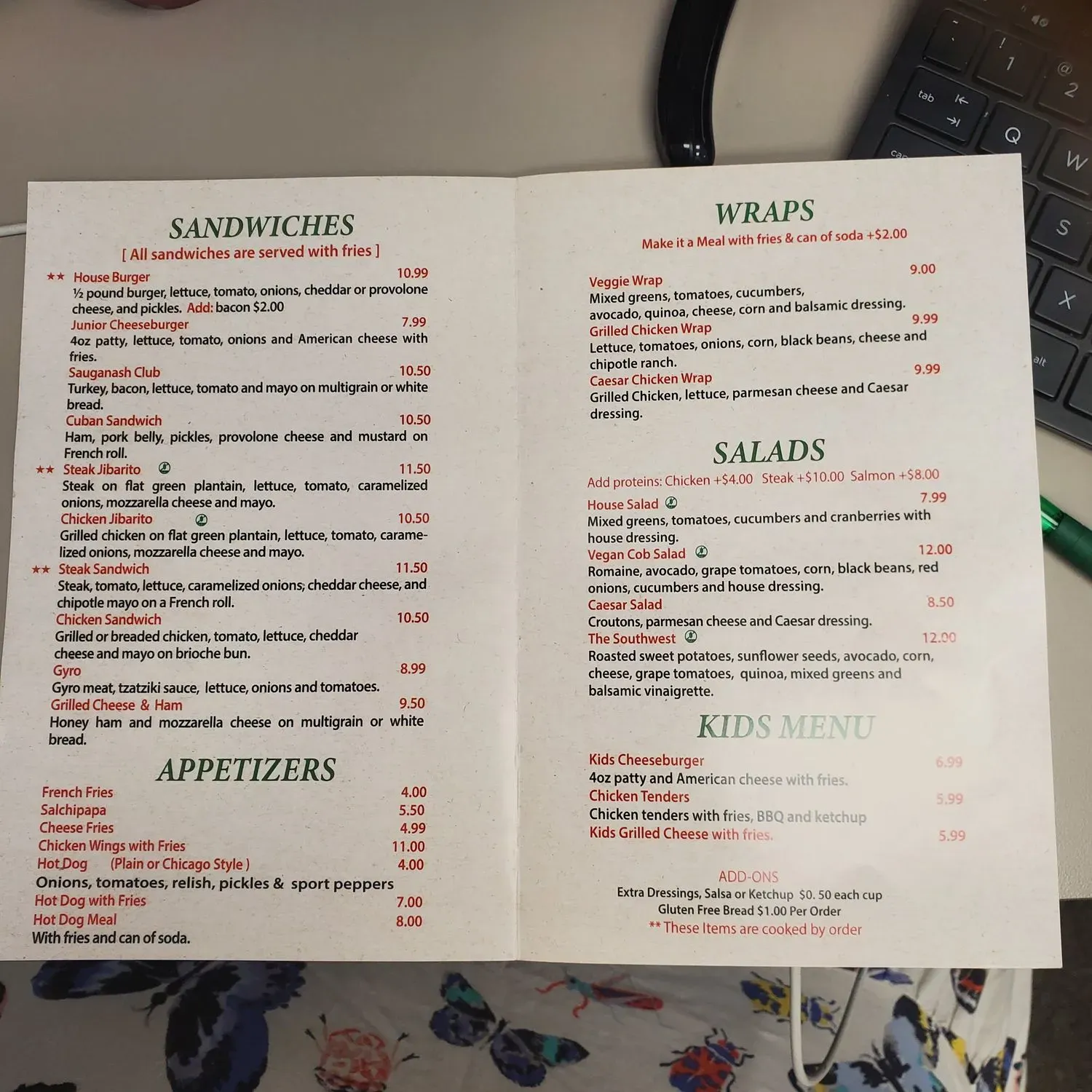 Menu 3