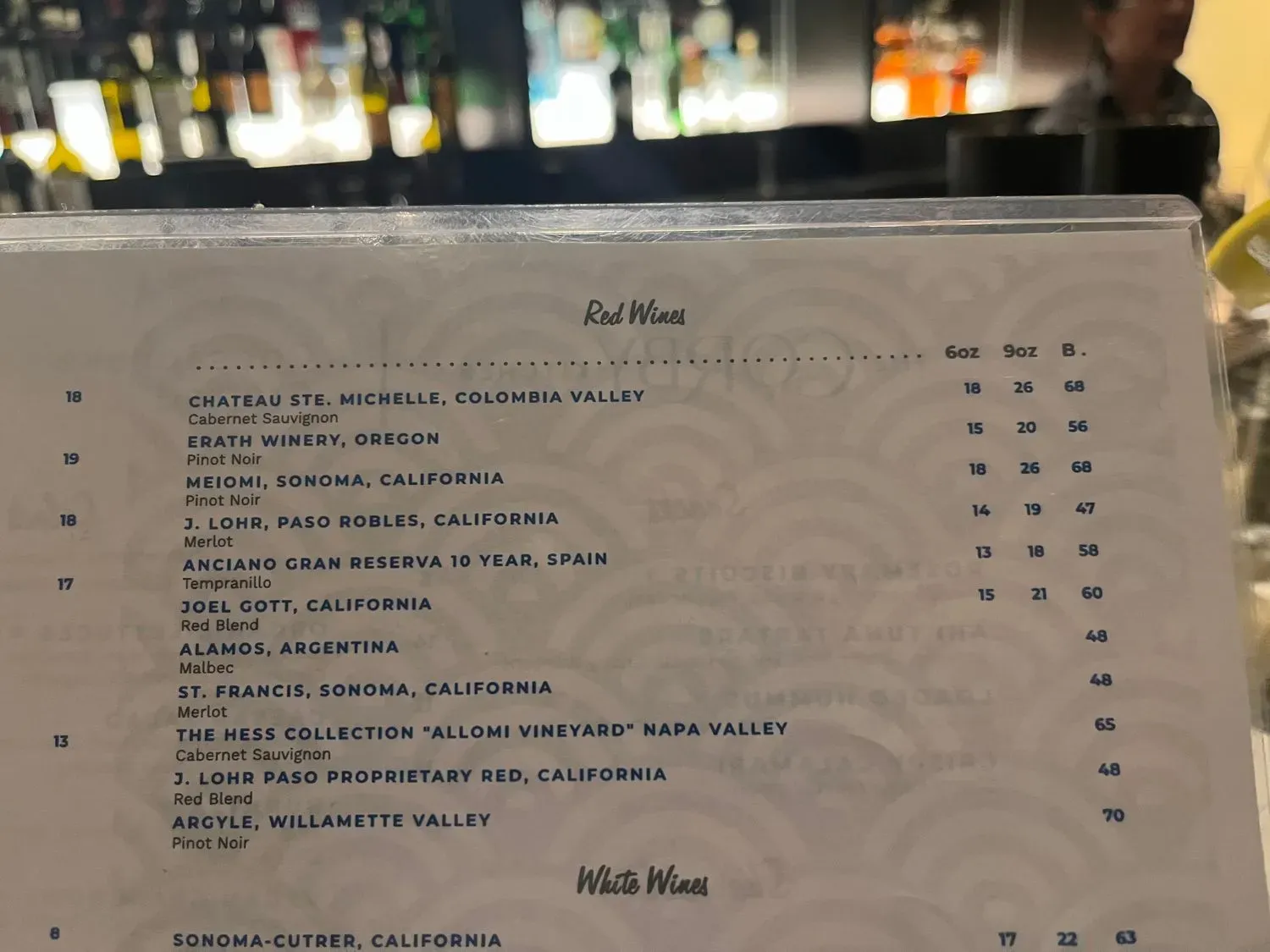 Menu 3