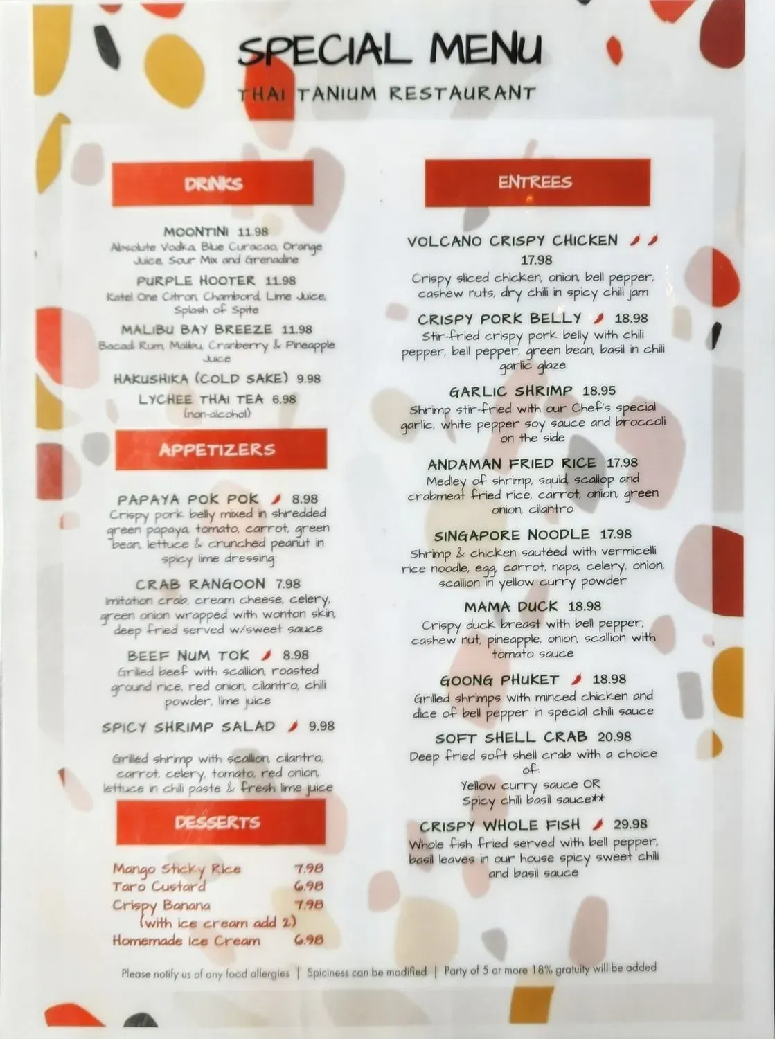 Menu 6