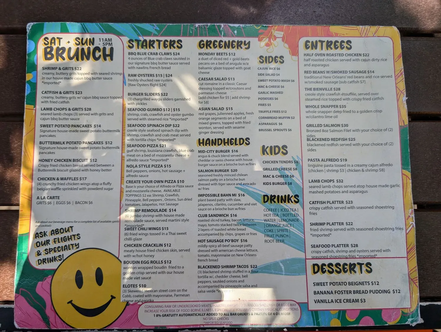 Menu 5