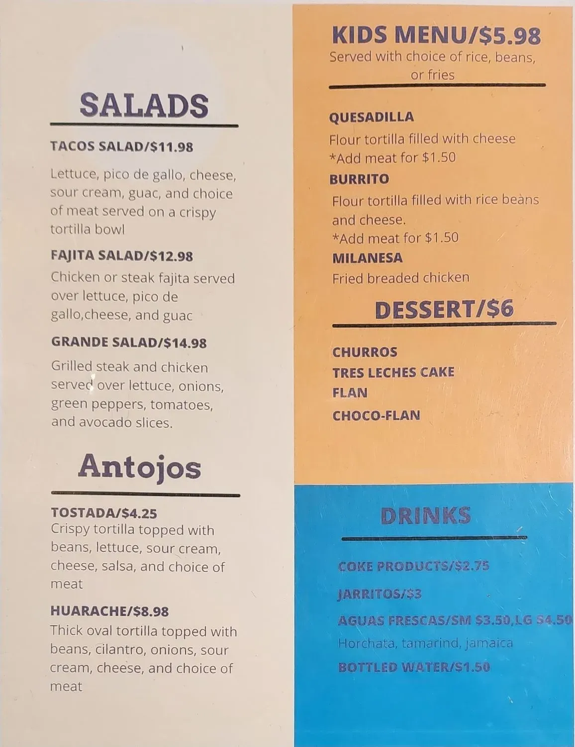 Menu 2