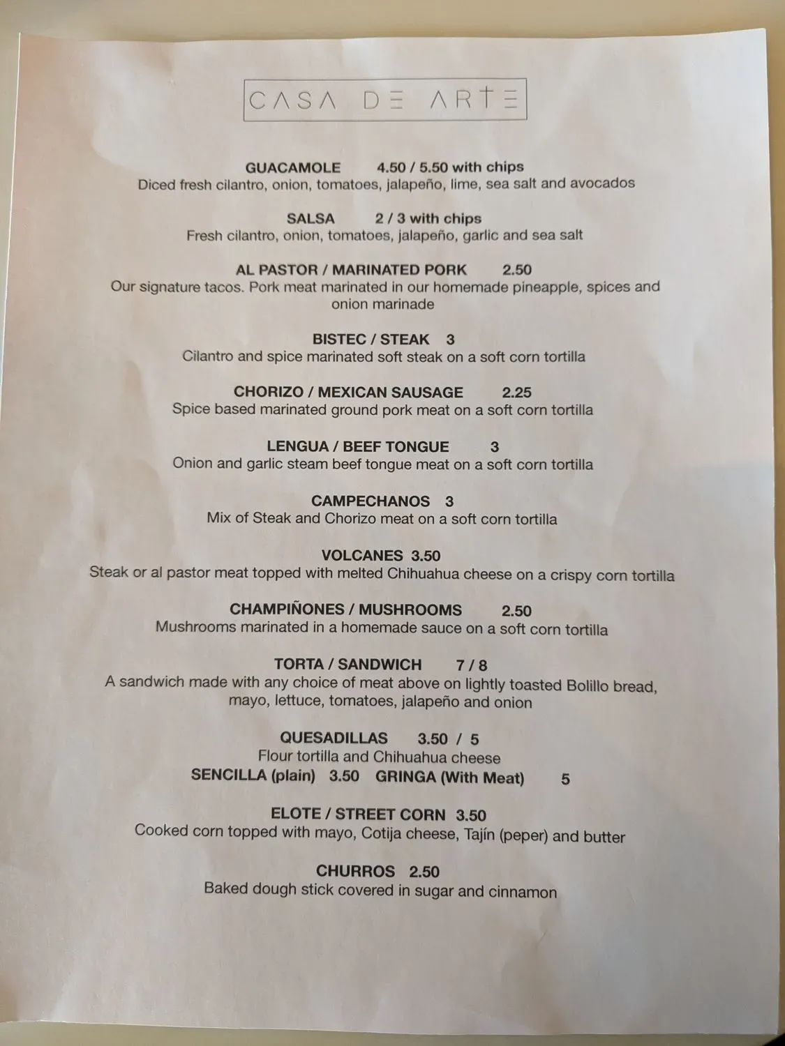 Menu 6