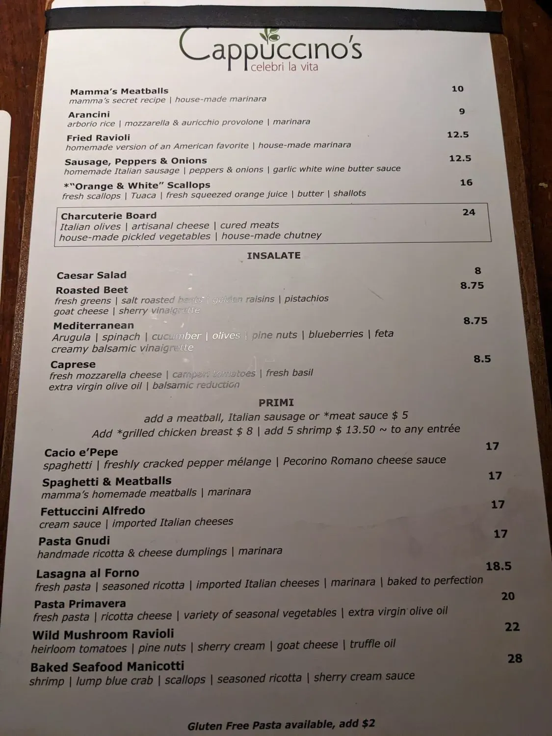 Menu 4