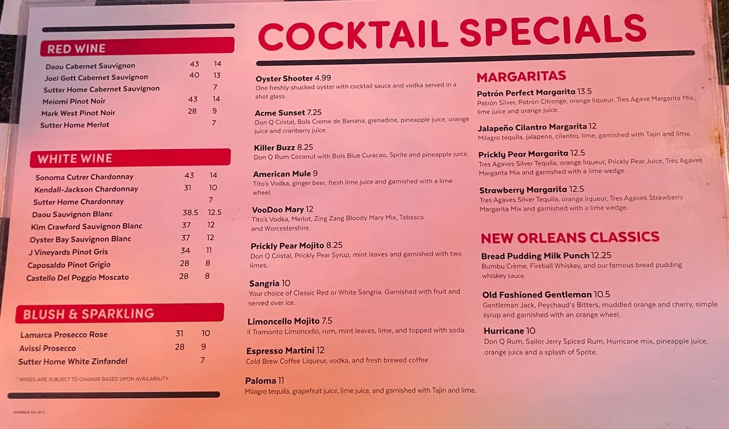 Menu 3