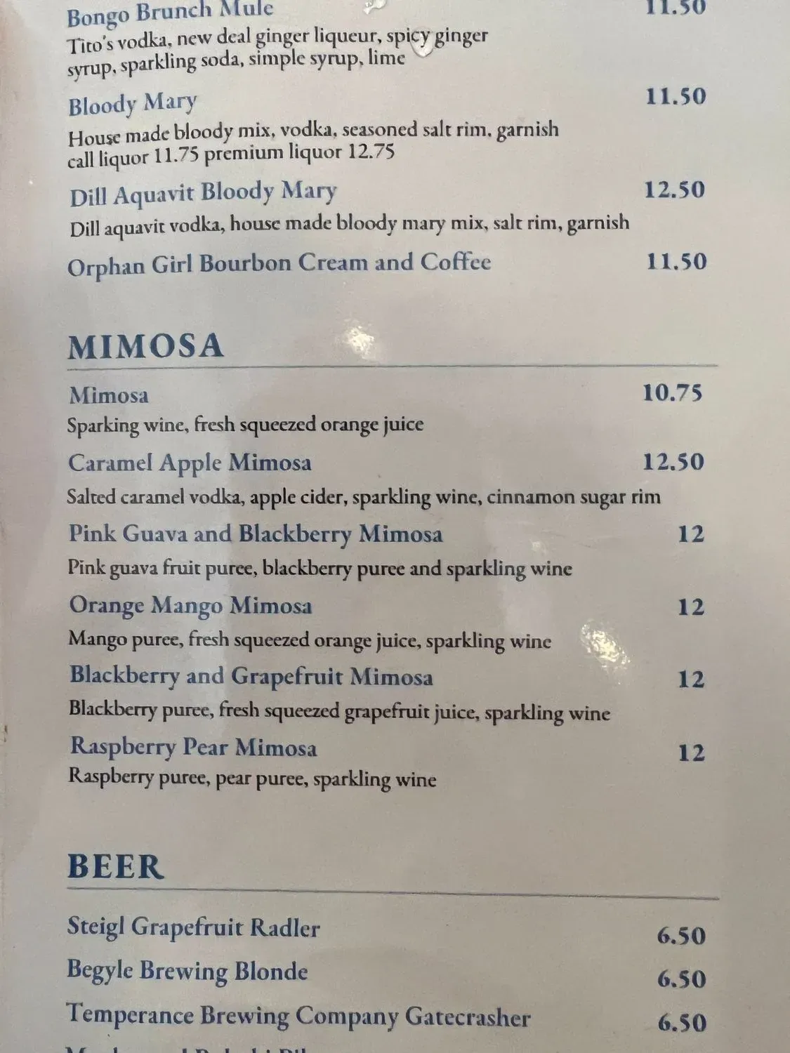 Menu 4