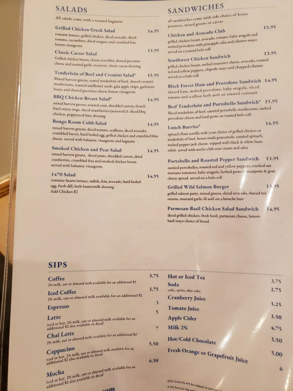 Menu 2