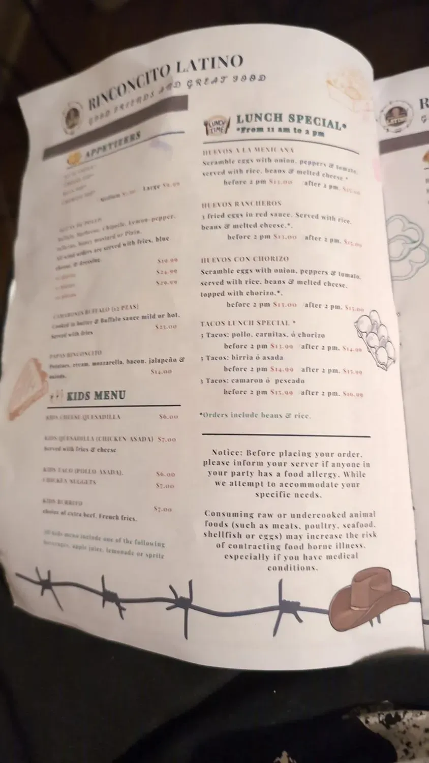 Menu 6