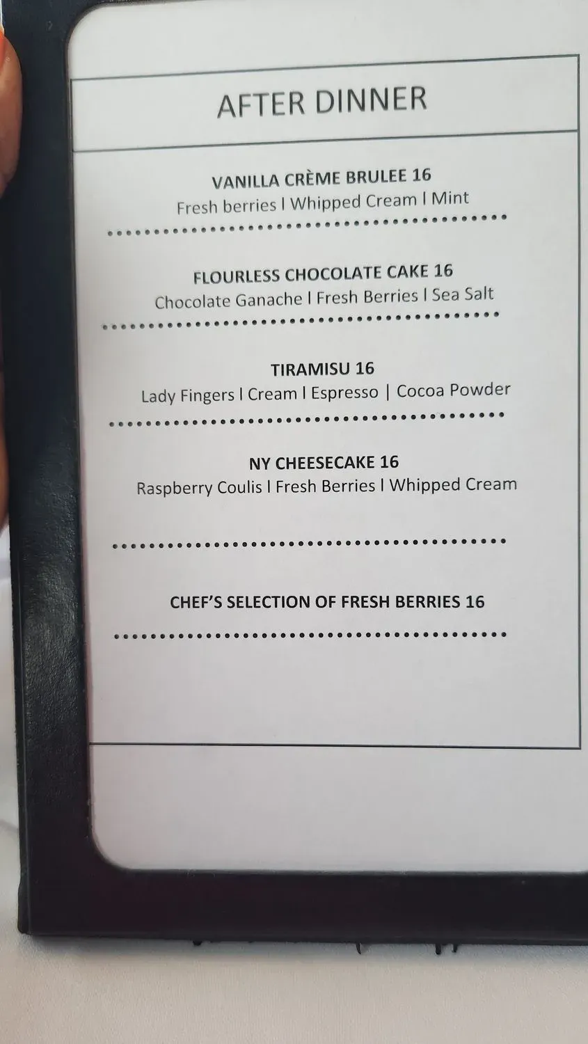 The Sun Dial Restaurant, Bar & View Menu - Updated November 2025
