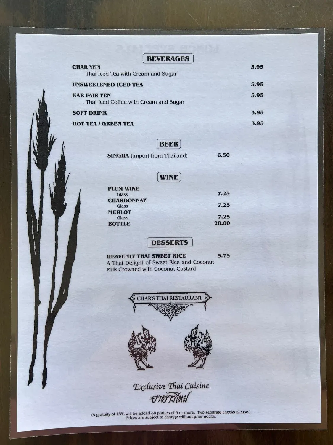 Menu 4