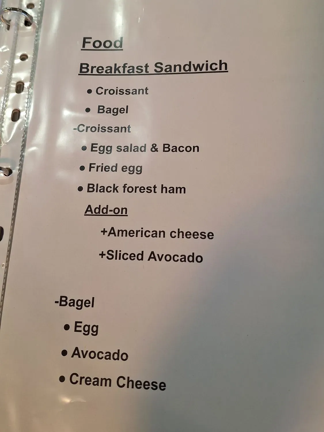 Menu 4