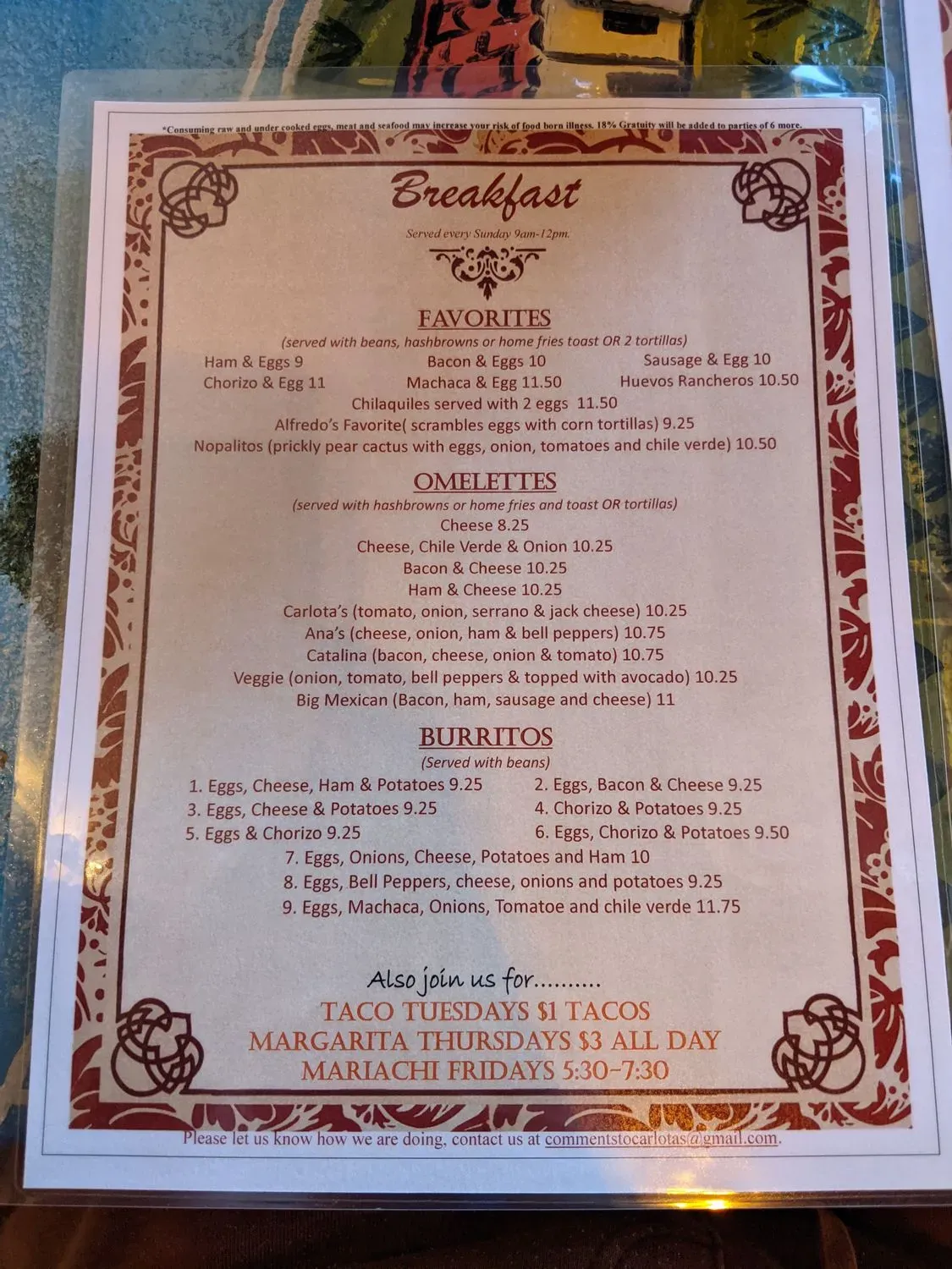 Menu 4