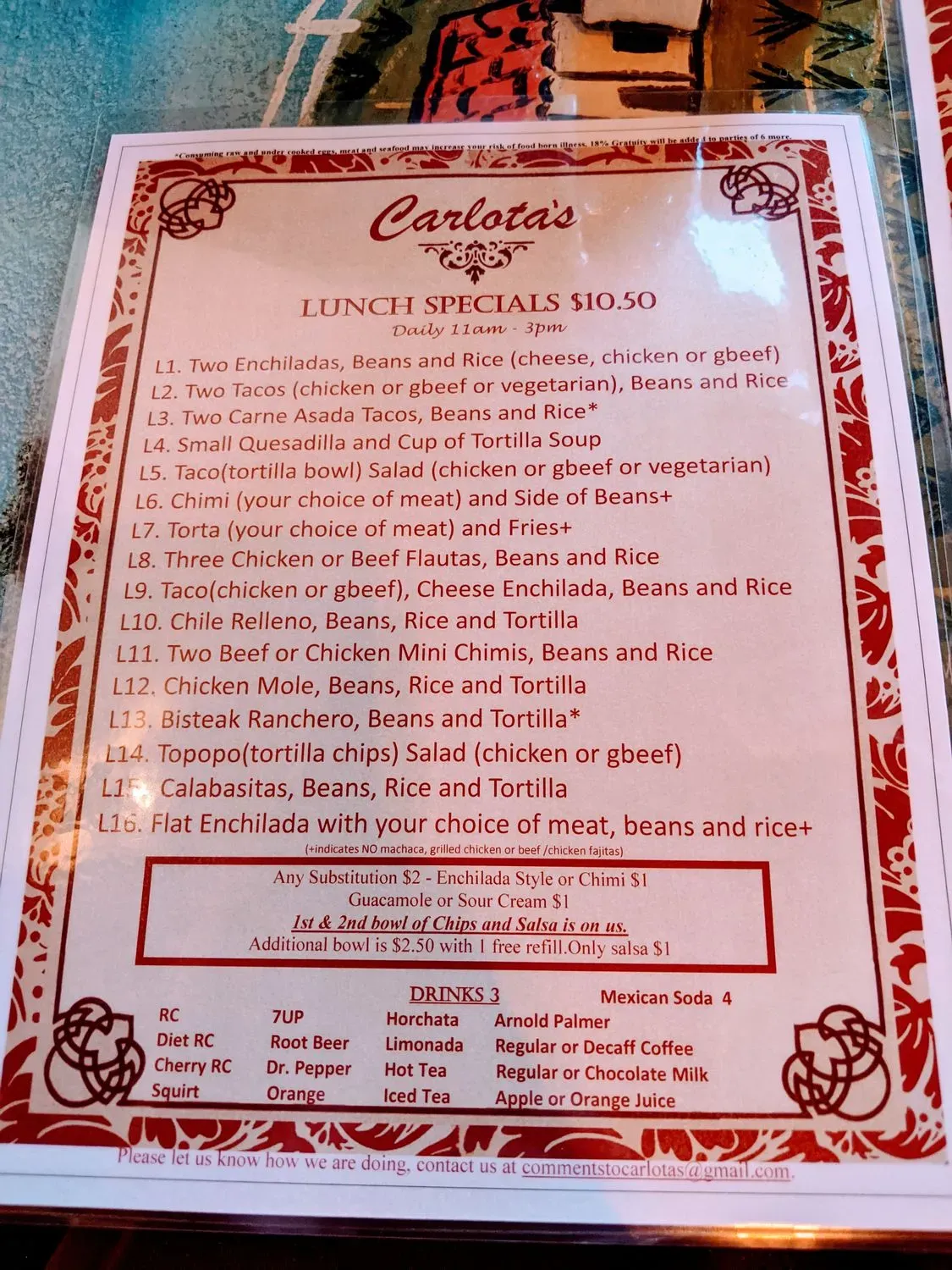 Menu 2