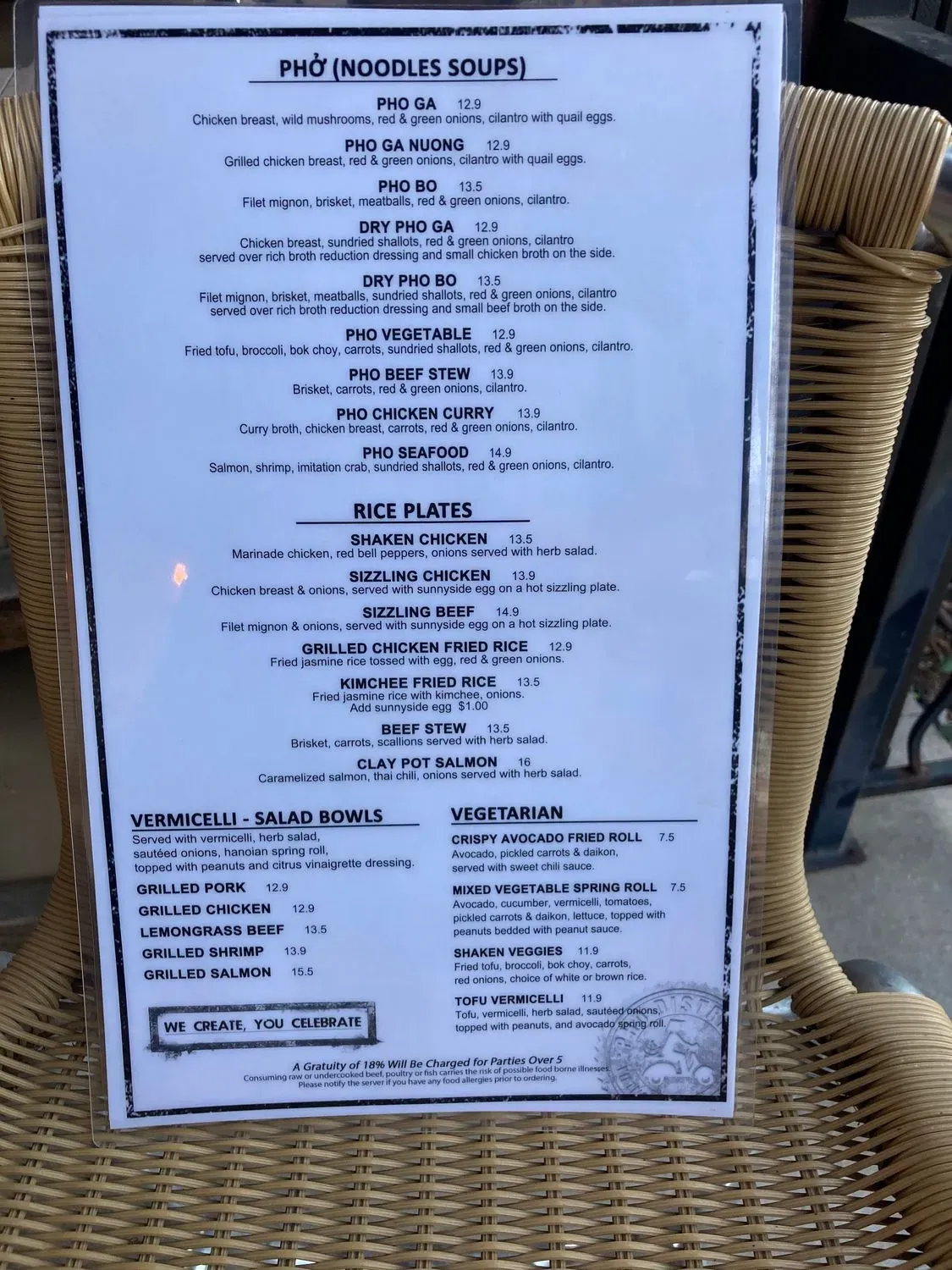 Menu 6