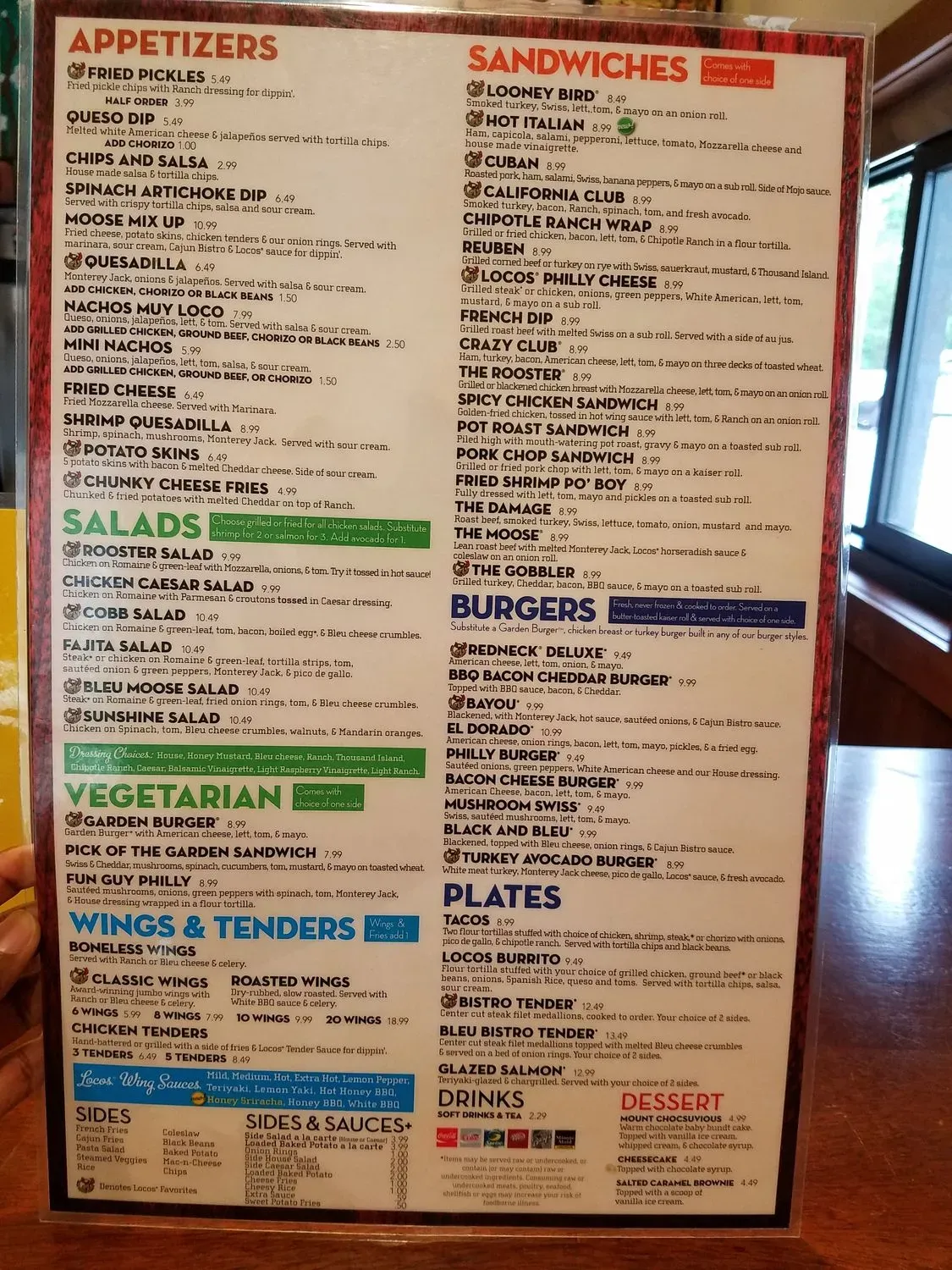 Menu 4