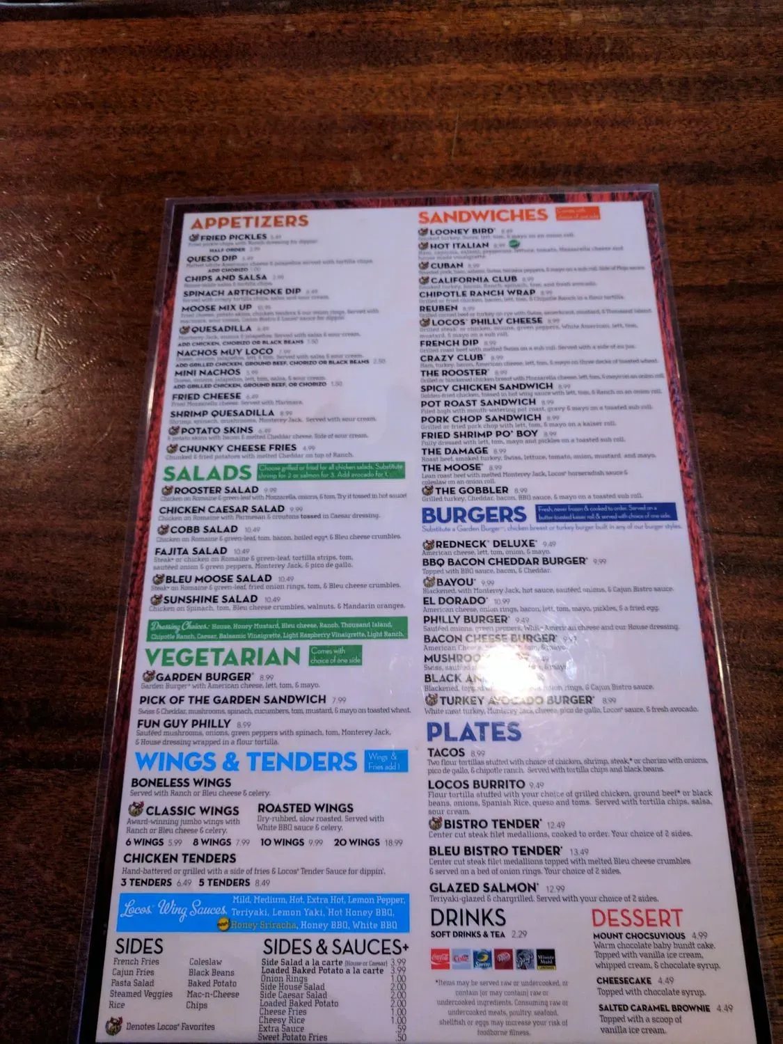 Menu 6