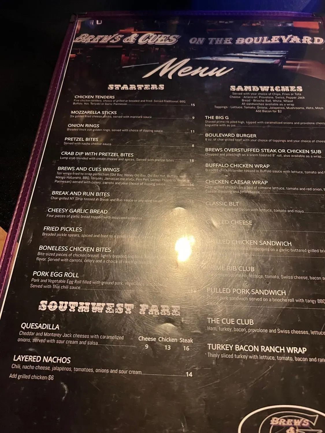 Menu 2