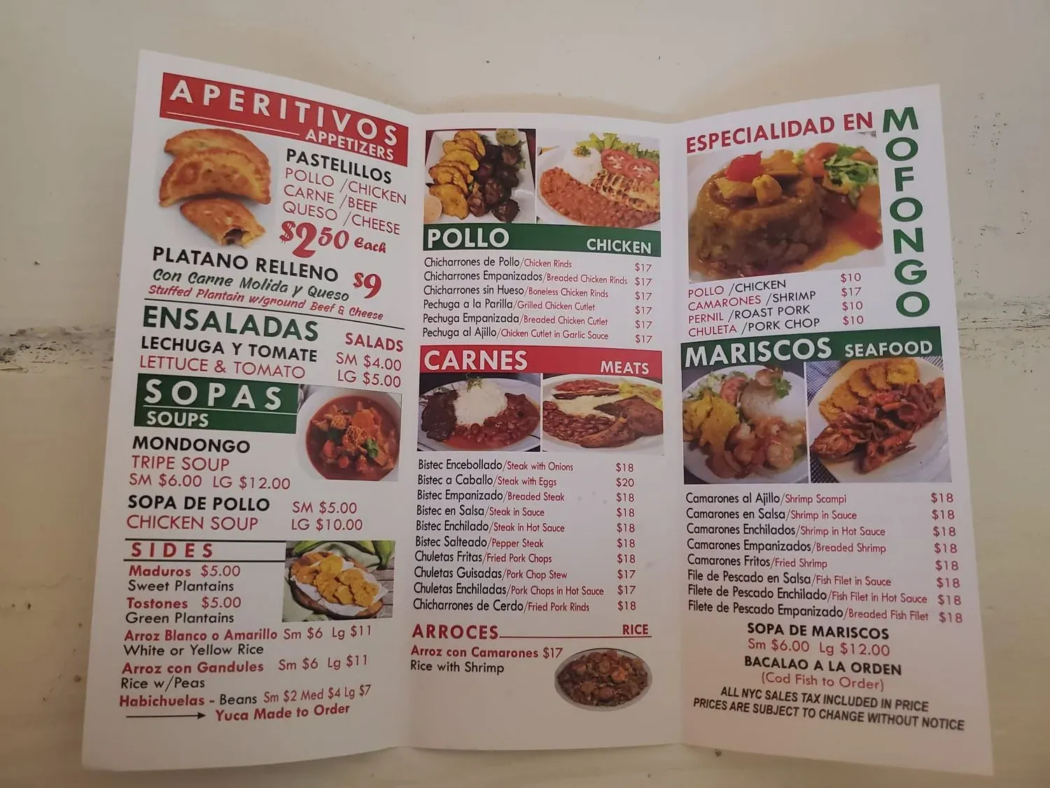 Menu 3