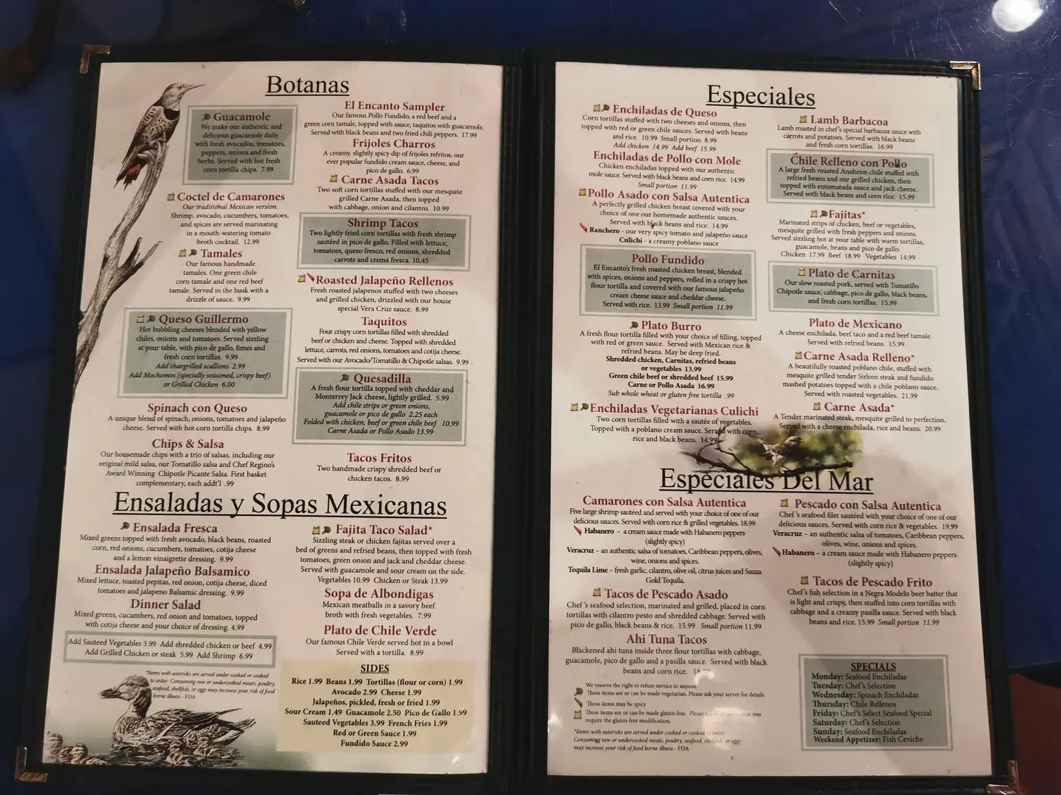 Menu 4