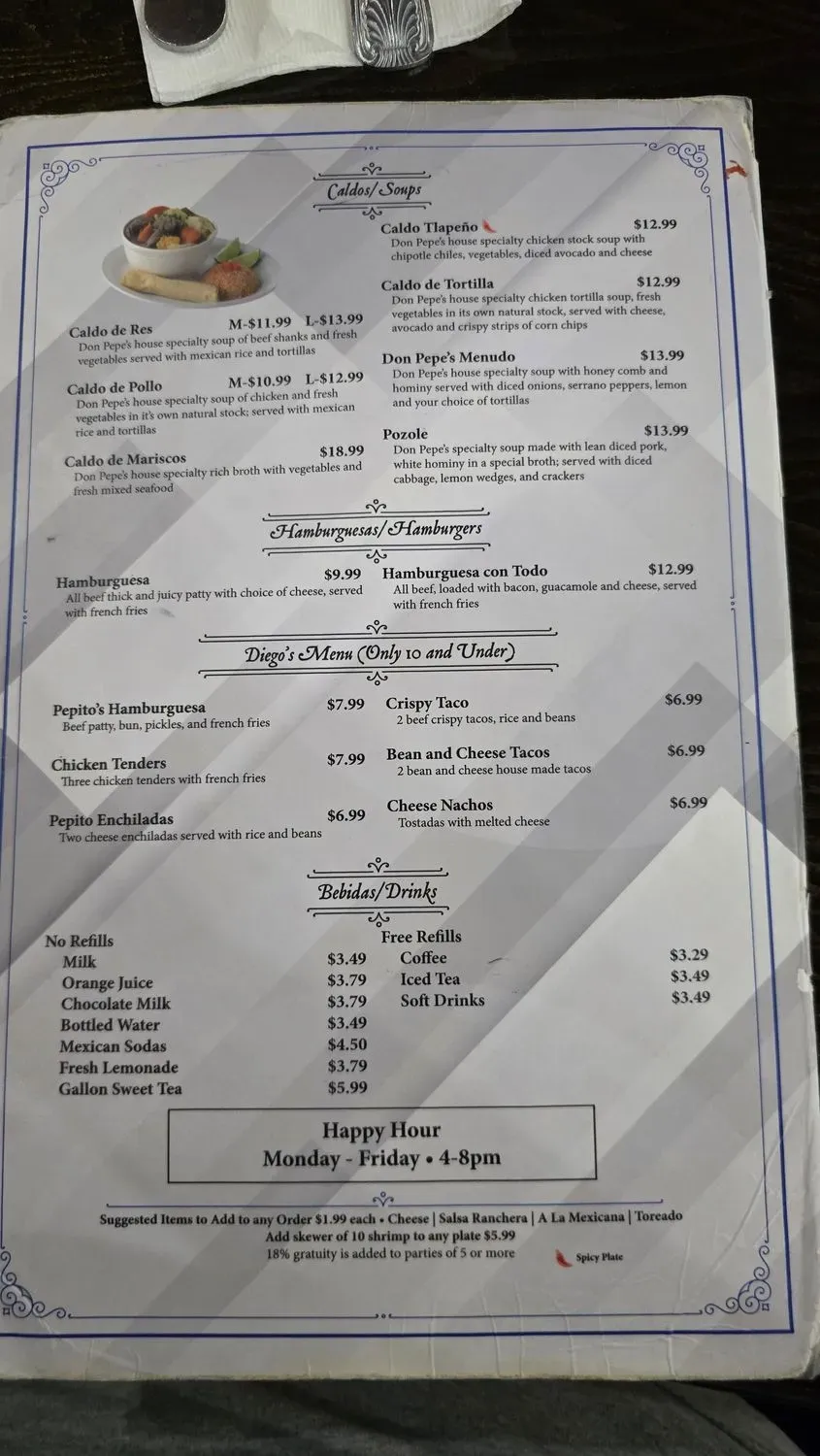 Menu 3