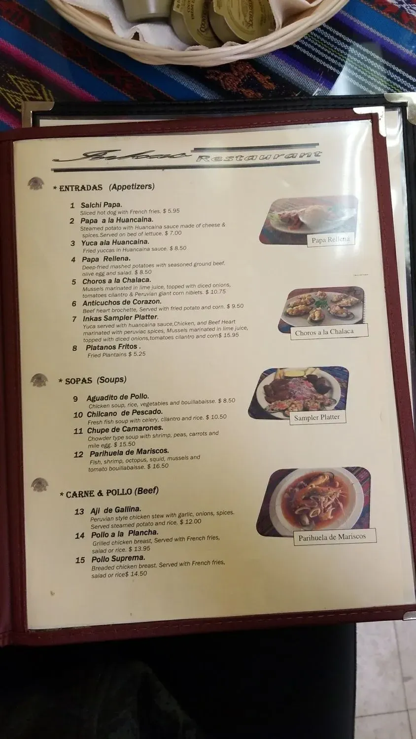 Menu 2