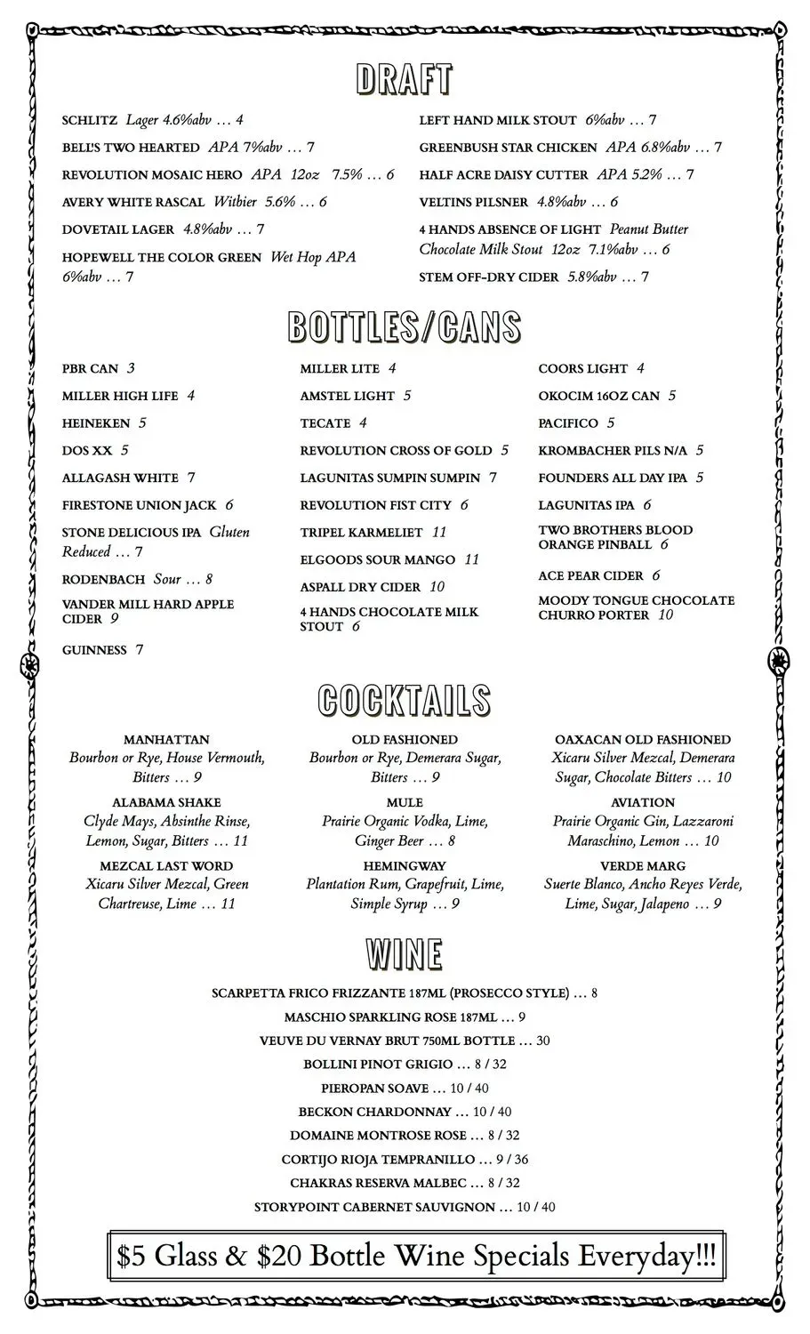 Menu 2