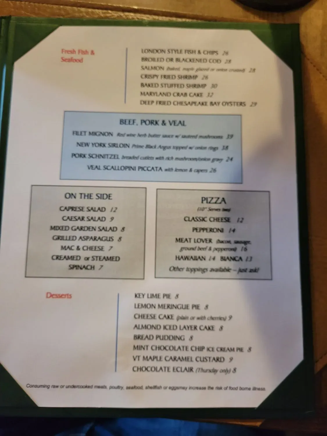 Menu 2