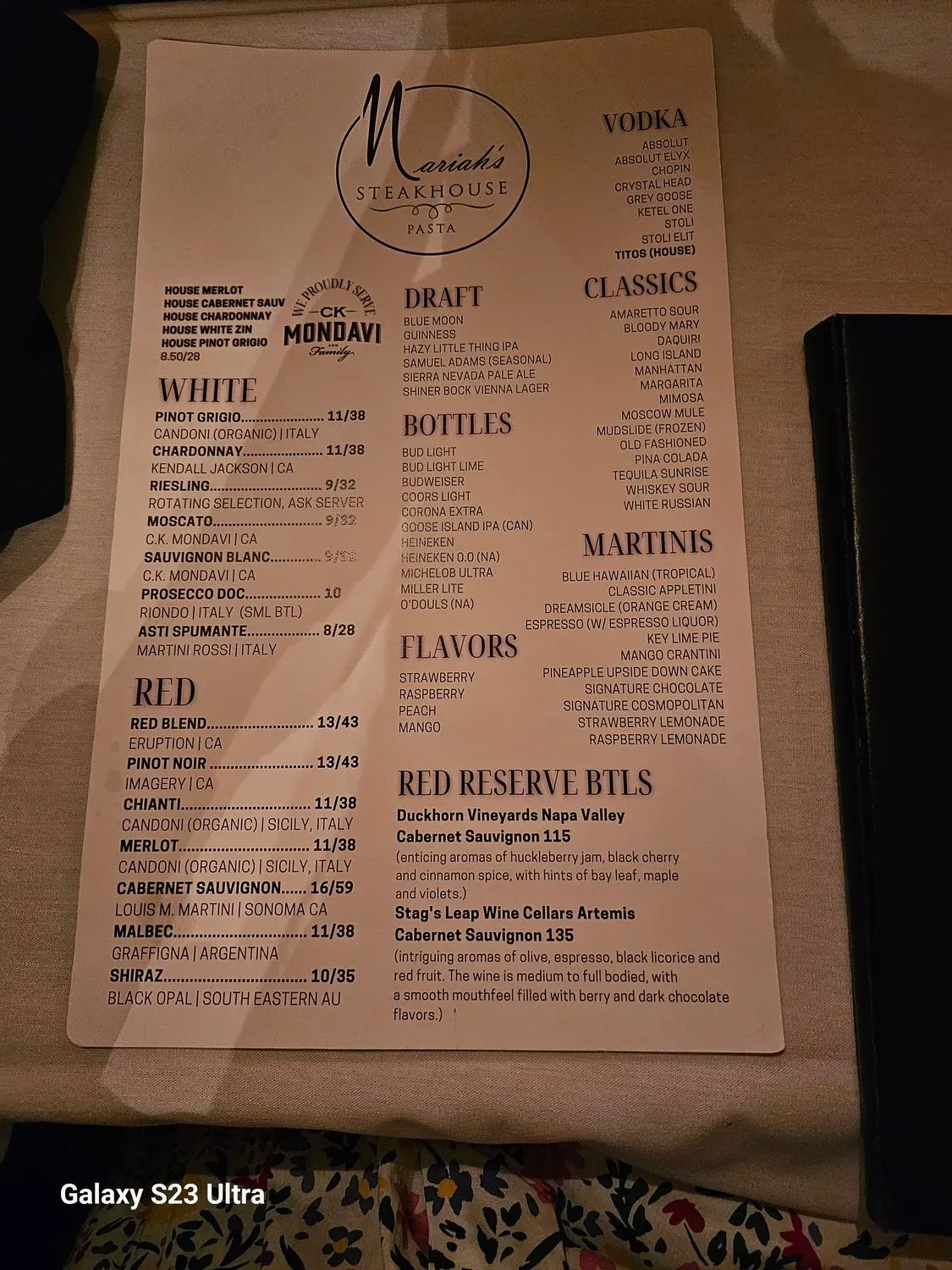 Menu 3