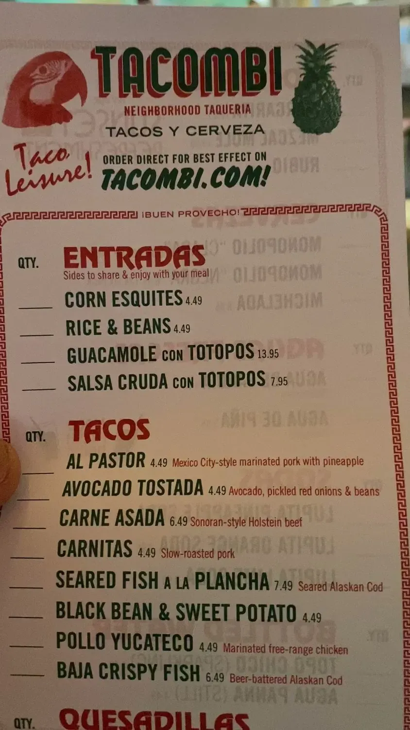 Menu 6