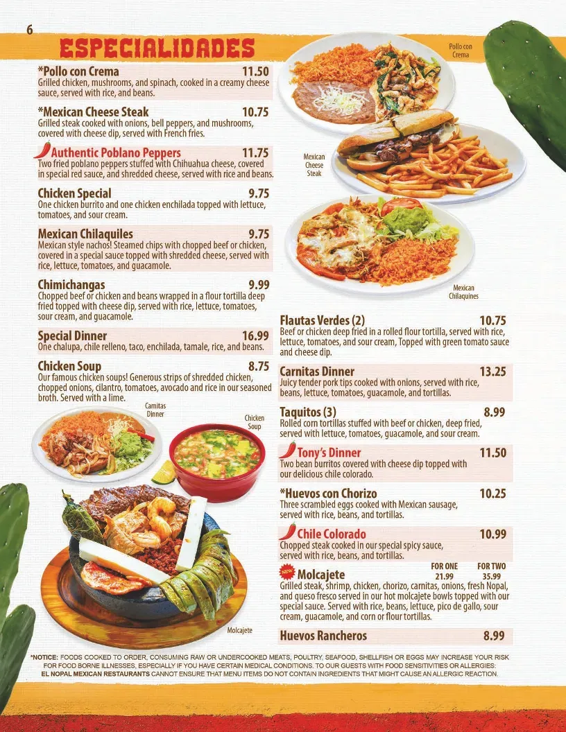 Menu 6