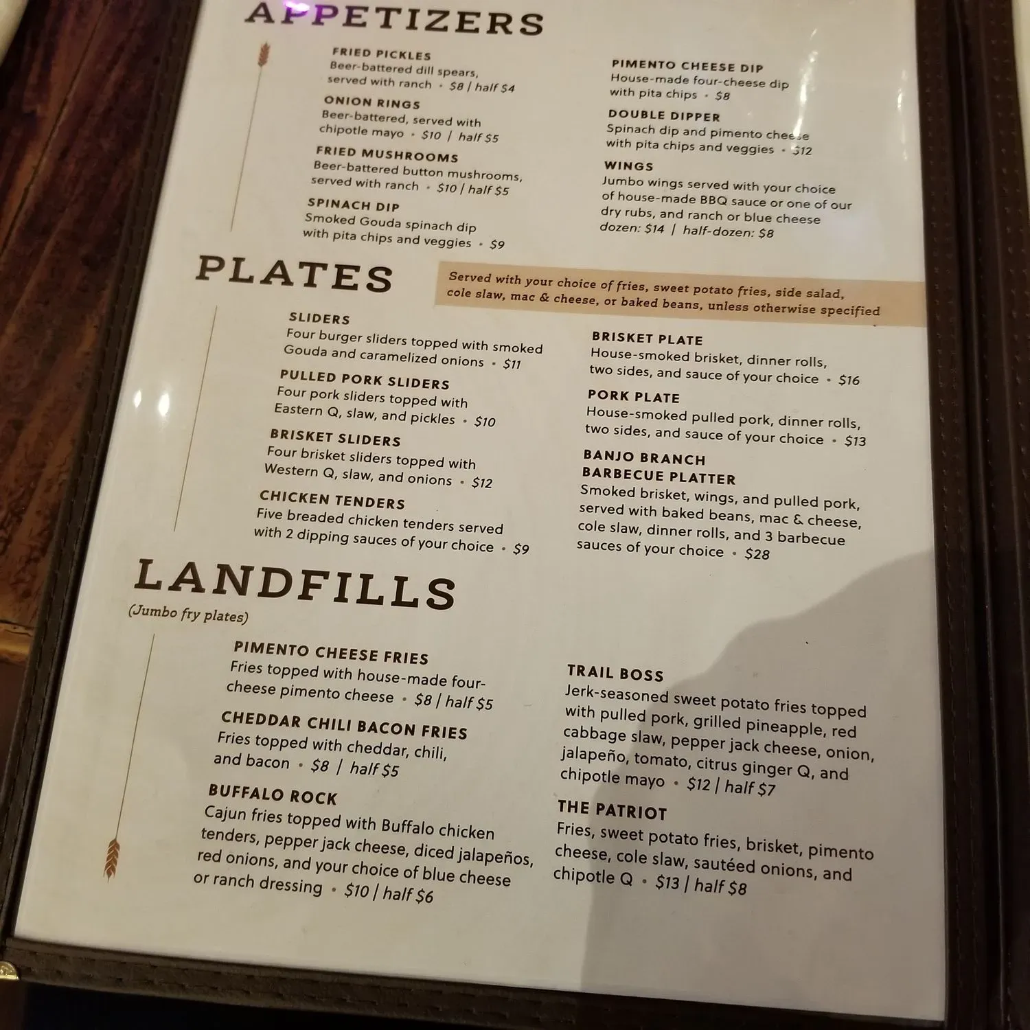 Menu 6