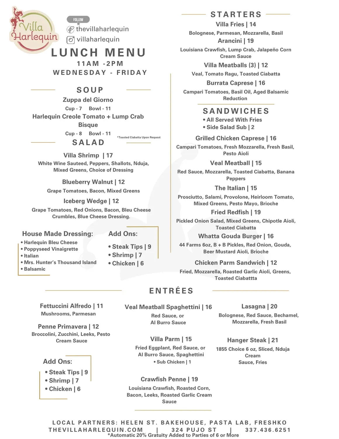 Menu 2