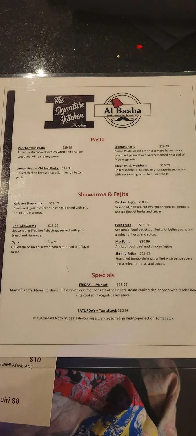 Menu 6