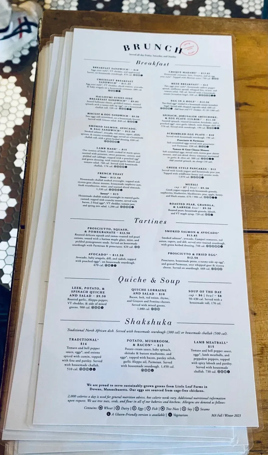 Menu 5