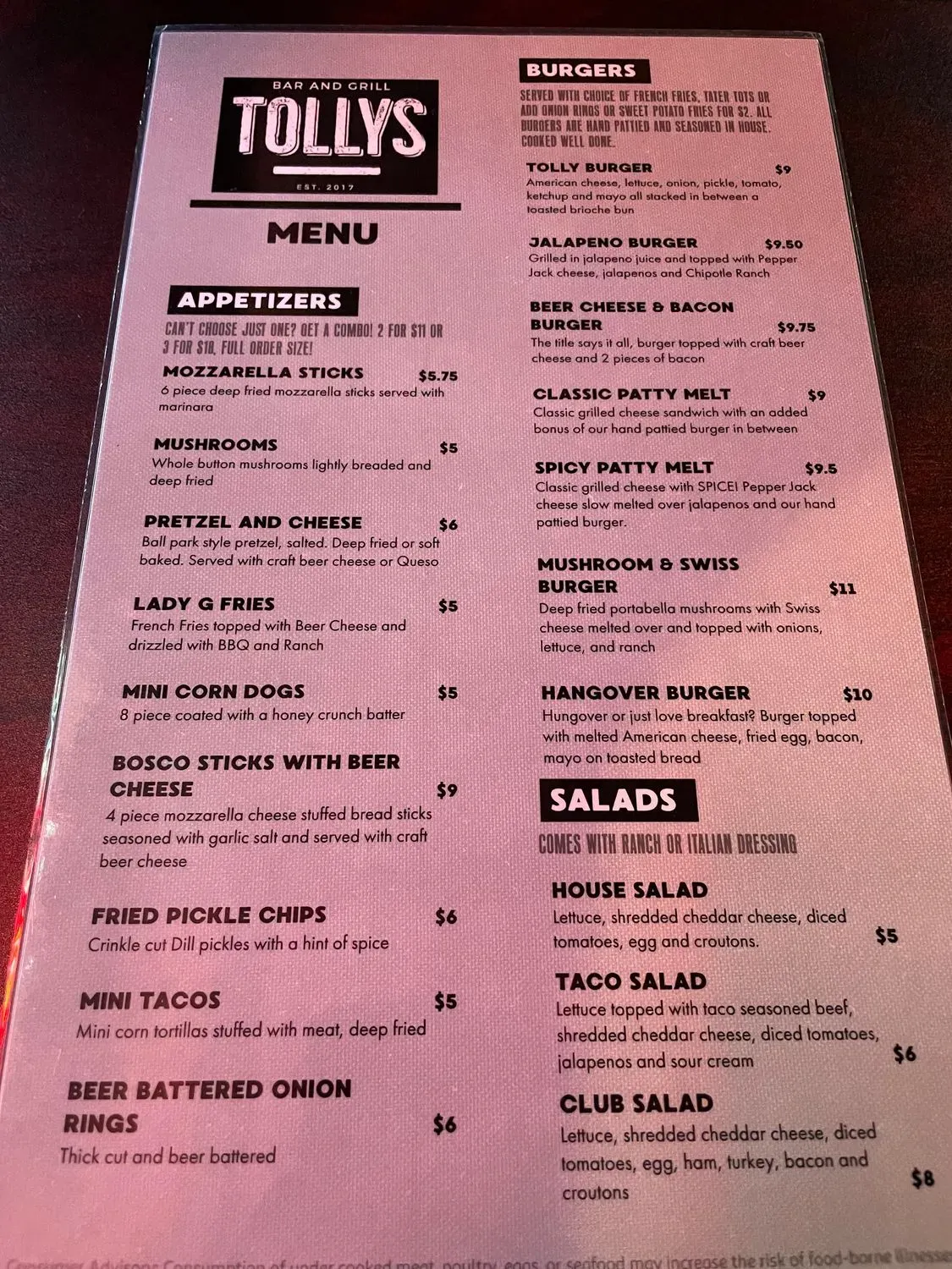 Menu 3