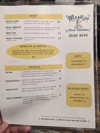 Menu 5