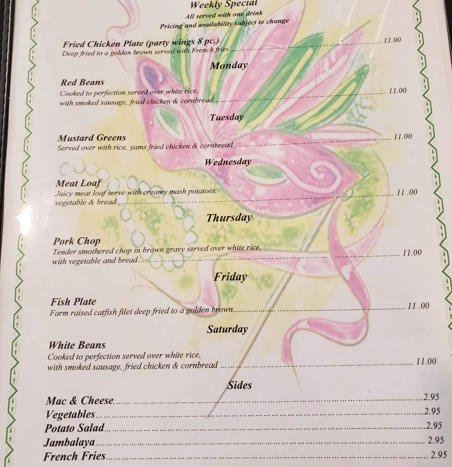 Menu 4