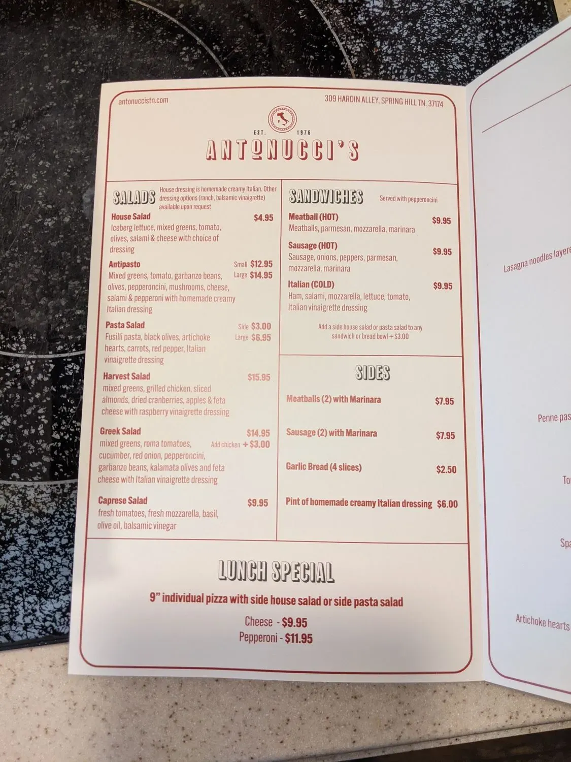 Menu 4