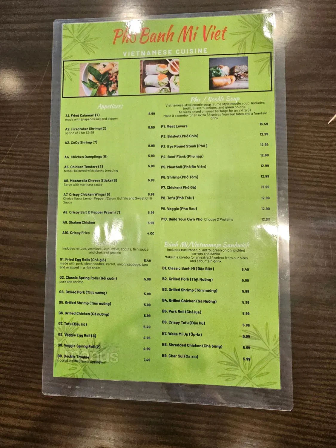 Menu 2