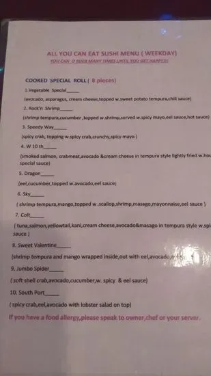 Menu 6