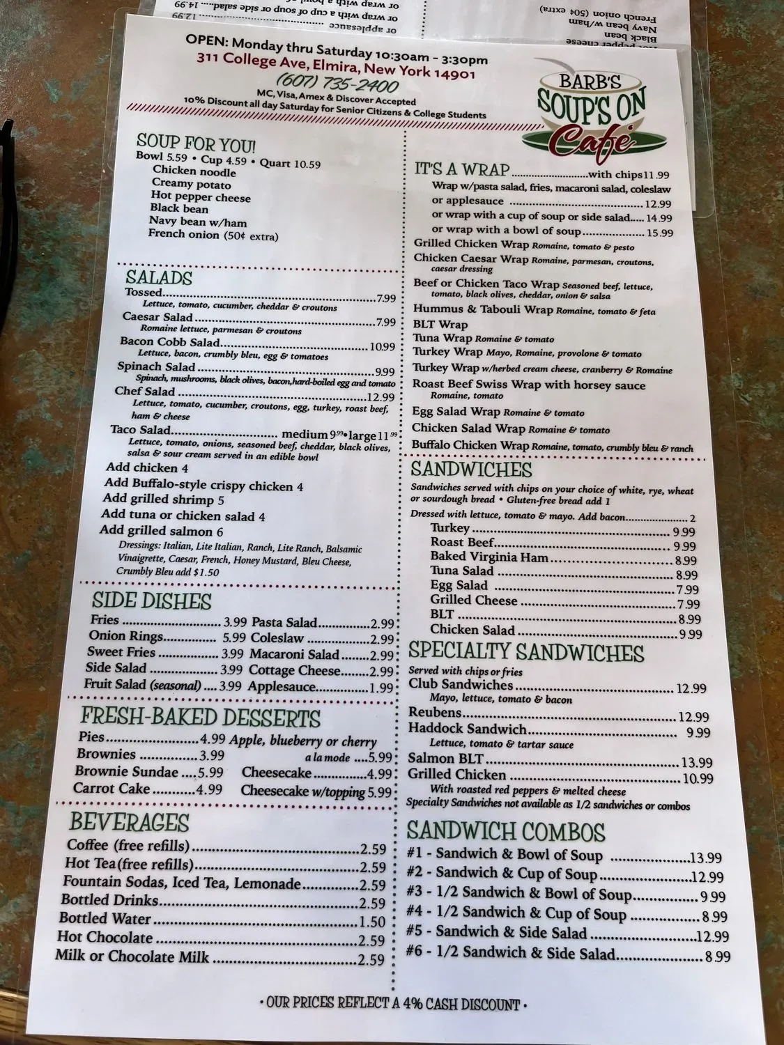 Menu 2