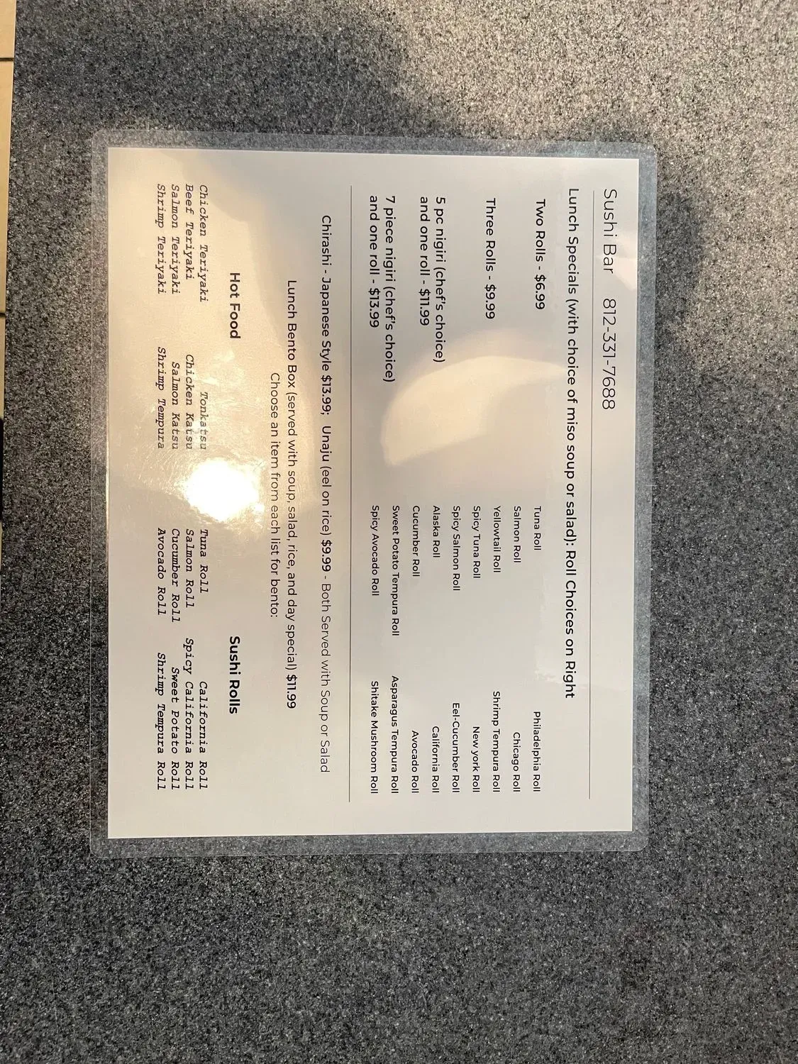 Menu 6