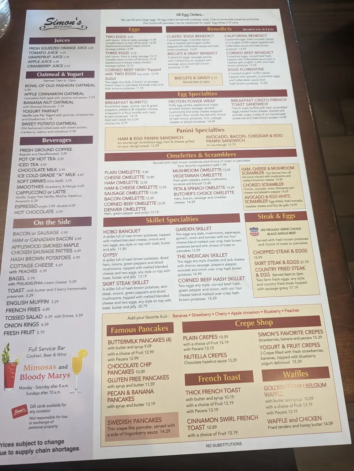 Menu 4