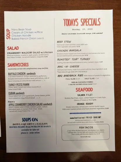 Menu 4