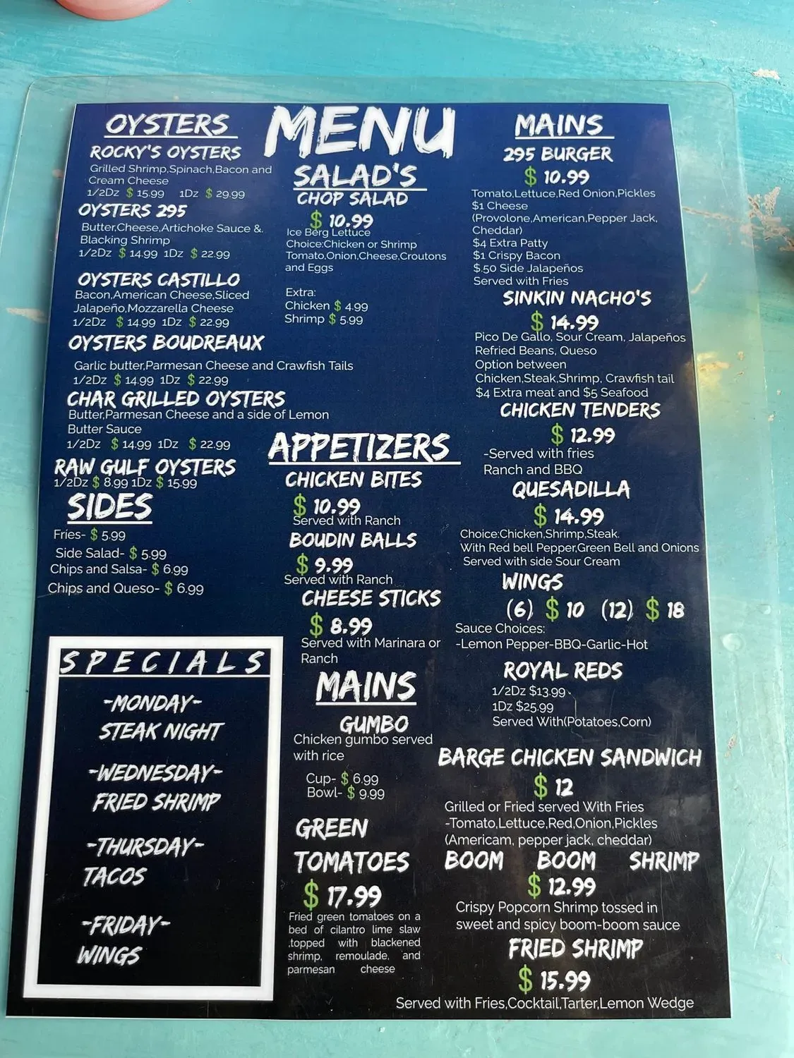 Menu 3