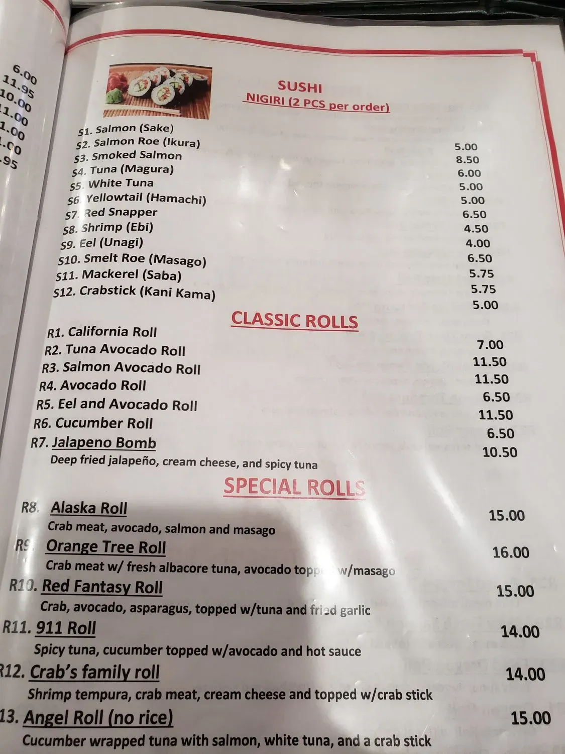 Menu 6