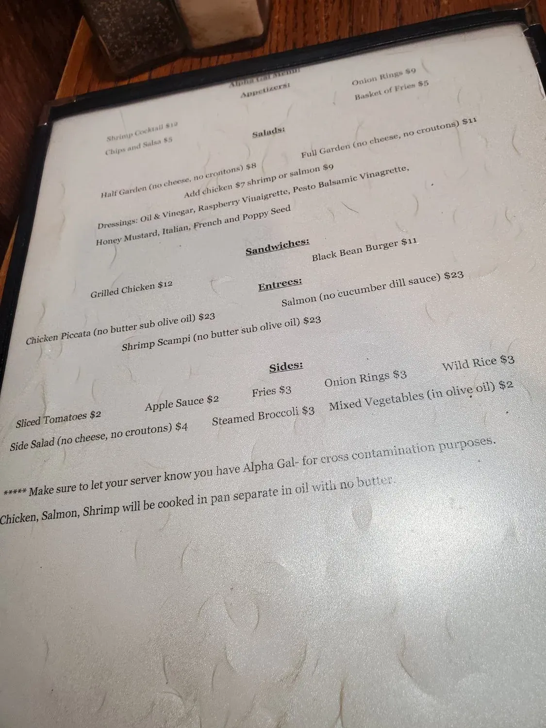 Menu 6