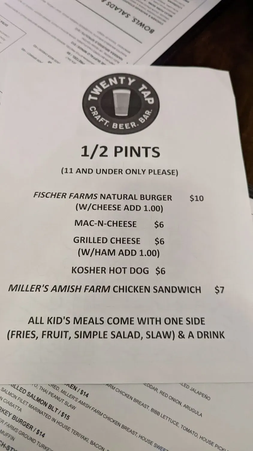 Menu 4